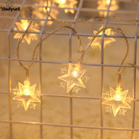 Studyset IN stock Led Star Moon String Light Festival Decorative Lights For Eid Muslim Ramadan Decoration