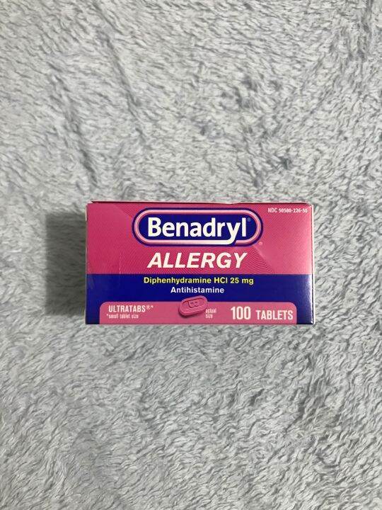 Authentic Benadryl Allergy 100 Tablets Expiry MAY 2024 Lazada PH   6a765290c1c7a66ea2092710f26fa065  720x720q80 