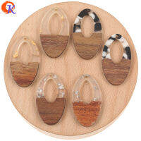 Cordial Design 40Pcs 21*37MM Jewelry AccessoriesNatural Wood &amp; ResinOval ShapeEarring FindingsHand MadeDIY Earrings Making