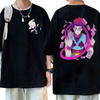 Japanese Anime Hunter X Hunter Killua Hisoka Kurapika Tshirt Men Clothes Couple Fashion Pure Cotton Short Sleeve T-shirt XS-4XL-5XL-6XL