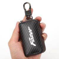 ✥☋ For Yamaha Fazer 250 8 FZ6 FZ8 FZ1 FZS6 Car Accessories Car Accessories Carbon Fiber Car Key Case Men Ladies Key Storage Bag