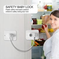 ∋ Children Locking Doors Kids Safety Plastic Infant Security Protection Door Lock