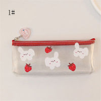 Box School Zipper Gift Bag Stationery Transparent Pencil Case Style