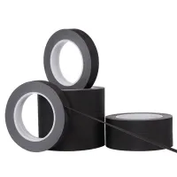 1PCS Black Acetic Acid Adhesive Tape Flame Retardant High Temperature Insulating Acetate Cloth Tape For LCD Repairing Adhesives  Tape