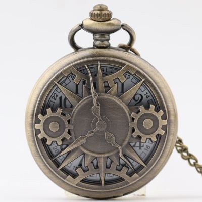 นาฬิกาควอตซ์โบราณแบบพกพาสร้อยคอดีไซน์แบบกลวงจี้นาฬิกาพกย้อนยุคสำหรับผู้ชายผู้หญิงของขวัญที่ดีที่สุด