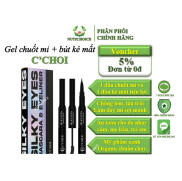 Bút kẻ mắt 2 đầu chuốt mi mascara và eyeliner cao cấp C Choi Silky Eyes mỹ