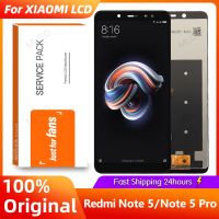 จอแอลซีดีสำหรับหน้าจอดิติไทเซอร์ประกอบ Xiaomi Redmi Note 5พร้อมกรอบสำหรับ Redmi Note 5 Pro อะไหล่สำหรับซ่อมจอแสดงผล