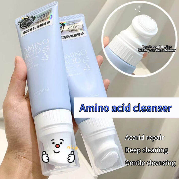 Amino Acid Facial Cleanser Antiacne Moisturizing Hydrating Control Oil