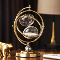 Luxury earth Timer Sand Clock R Sandglass Time Hourglass Nordic Home Decoration Rotating Hour Glass Office Desktop Ornaments