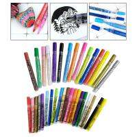 35 Colors Acrylic Paint Pens Quick Dry 3.0mm 0.7mm Markers for Rock Painting