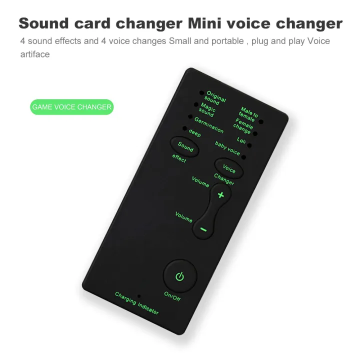 ToolHome Mini Portable Sound Effects Machine Voice Changer Device