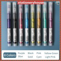 【small stationery】  ✑ปากกามาร์เกอร์เมทาลิคกลิตเตอร์12สี,ปากการะบายสีสำหรับกระดาษสีดำวาดภาพระบายสีวารสารทำ DIY บัตรไดอารี่ทำสมุดภาพโลหะแก้ว