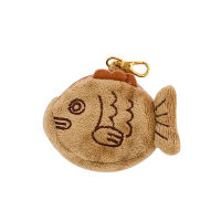 Doll Wallet Coin Cable Headset Bag Purse Wrist Bag Zipper Fish Snapper Cute