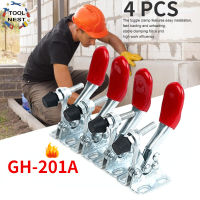 4 ชิ้นเครื่องมือ PC ที่ยึดสลับถืออุปกรณ์เสริมสีแดงคลิป GH-201A โลหะ 80 มม.