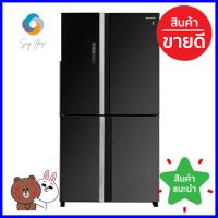 ตู้เย็น MULTI DOOR SHARP SJ-FX57GP-BK 20.2 คิว กระจกดำ อินเวอร์เตอร์MULTI-DOOR REFRIGERATOR SHARP SJ-FX57GP-BK 20.2CU.FT BLACK MIRROR INVERTER **ราคาดีที่สุด**