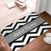 【cw】 black sweet home door mats kitchen floor soft bathroom furniture hallway entrance ！