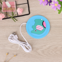 MUNIU USB อุ่นการ์ตูนซิลิโคนถ้วย-Pad กาแฟชาเครื่องดื่ม USB เครื่องทำความร้อนถาดแก้ว