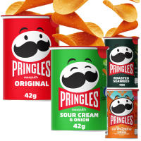 [ชุดขายดี แพ็คเล็ก] PRINGLES พริงเกิลส์ มันฝรั่งทอดกรอบ ขนาด 42 กรัม ขนมทานเล่น ของว่าง (เลือกรสได้ 4 รส)