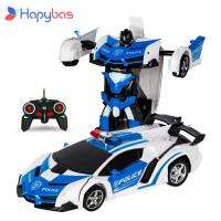 RC Car Transformation Robots Sports Vehicle Model Drift Car Toys Cool Deformation Car Kids Toys Gifts For Boys