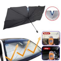 Foldable Car Windshield Sun Shade Umbrella UV Protection Heat Insulation Parasol Auto Front Window Cover Interior Protector