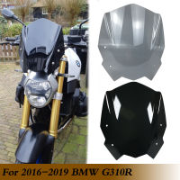 สำหรับBMW G310R 2016 2017 2018 2019กระจกกระจกหน้าจอShieldพร้อมG310 R ABSรถจักรยานยนต์Wind Deflectorควัน