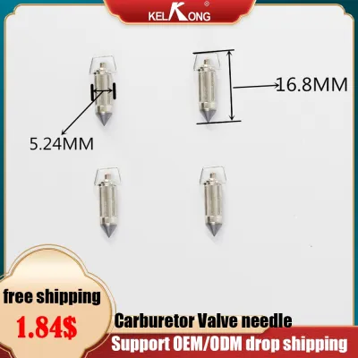 KELKONG  Carburetor Valve needle CG125 PZ26 GY6 CB400-1 variety of large displacement motorcycles triangular needle Valve needle Fuel Injectors