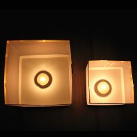10Pcs/Lot 10Cm/15Cm Square Water Floating Candle Lantern Waterproof Chinese Wishing Paper Lanterns For Wedding Party Decoration