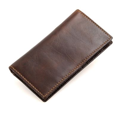 （Layor wallet） กระเป๋าสตางค์หนังผู้ชายบาง RFID กระเป๋าสตางค์หนังแท้กระเป๋าสตางค์ยาวรับประกันคุณภาพ Cowhide ดอลลาร์กระเป๋า R-8119Q