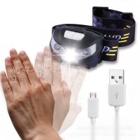 【lz】❃✈  Zk20 4000lm mini recarregável led farol corpo sensor de movimento bicicleta cabeça luz da lâmpada acampamento ao ar livre lanterna