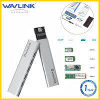 Wavlink USB 3.1 HDD Enclosure สำหรับ SSD10gbps SATA ภายนอก USB C ถึง A และ USB A ถึง C Converters รองรับขนาด2230/2242 / 2260/2280สำหรับ Thunderbolt 3 Compatible