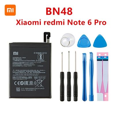 BN48แบตเตอรี่4000MAh สำหรับ Xiaomi Redmi Note 6 6 Pro คุณภาพสูง BN48แบตเตอรี่ + เครื่องมือฟรี..