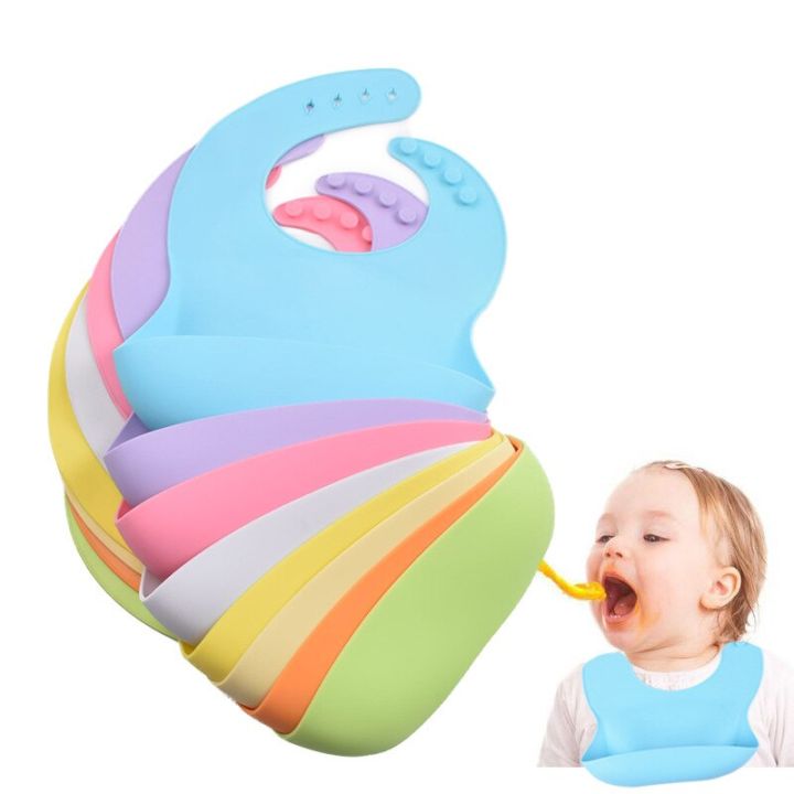 8pcs-baby-soft-silicone-bib-dinner-plate-suction-cup-bowl-plate-cup-spoon-fork-set-non-slip-food-grade-silicone-kids-dishes