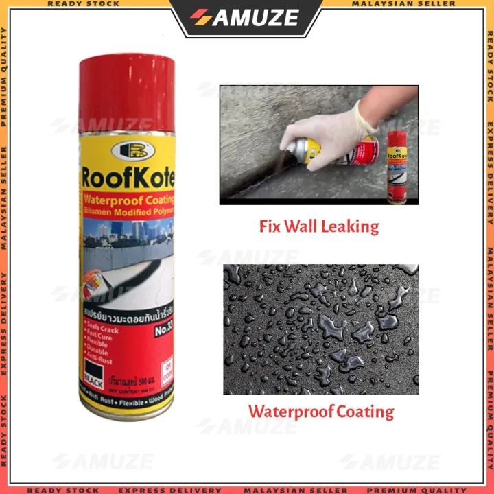 BOSNY Roofkote Spray Waterproof Coating Bitumen Modified Polymer ...