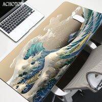 ศิลปะ Mousepad เกมคอนโซลซม. แผ่นรองเมาส์แล็ปท็อปญี่ปุ่น Great Wave Off HD พิมพ์พรมโต๊ะคอมพิวเตอร์ แผ่นรองเมาส์เกมมิ่งขนาดใหญ่ XXL DIY