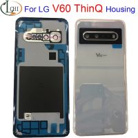 ใหม่สำหรับ Lg V60 Thinq ครอบคลุมด้านหลังตัวเครื่องกระจกฝาหลัง Backshell สำหรับ V60 Thinq ฝาหลัง