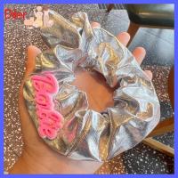 DILER สีทึบทึบ ตุ๊กตาบาร์บี้ scrunchie อีลาสติก แฟชั่นสำหรับผู้หญิง ยางรัดผม ที่มัดผม หางม้าหางม้า เชือกมัดผม สำหรับผู้หญิง