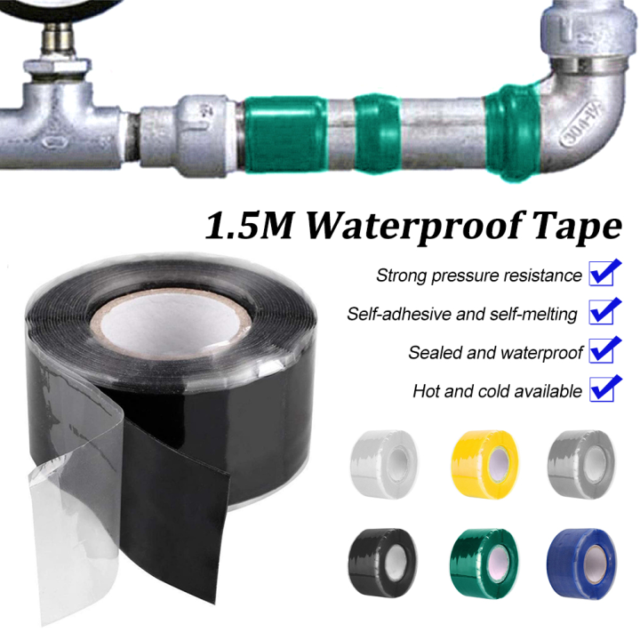 [Original]1.5M Waterproof Tape Self Fusing Silicone Tape Water Leaks