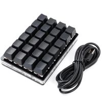 Mini USB Custom Mechanical Keyboard 2/24 Keys Gaming Keyboard Sayo Device Shortcut Programmable Keypad Keys Macro