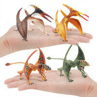 จำลองจูราสสิไดโนเสาร์โลกเรซัวร์ Pteranodon รุ่นแอ็คชั่น Dino Miniacture Figurines สำหรับเด็กของเล่นเพื่อการศึกษา