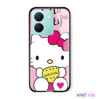 Volans เคสฝาหลังลายการ์ตูน5G สำหรับ Y36 Vivo สำหรับเด็กผู้หญิง Kity เคสแมว KT