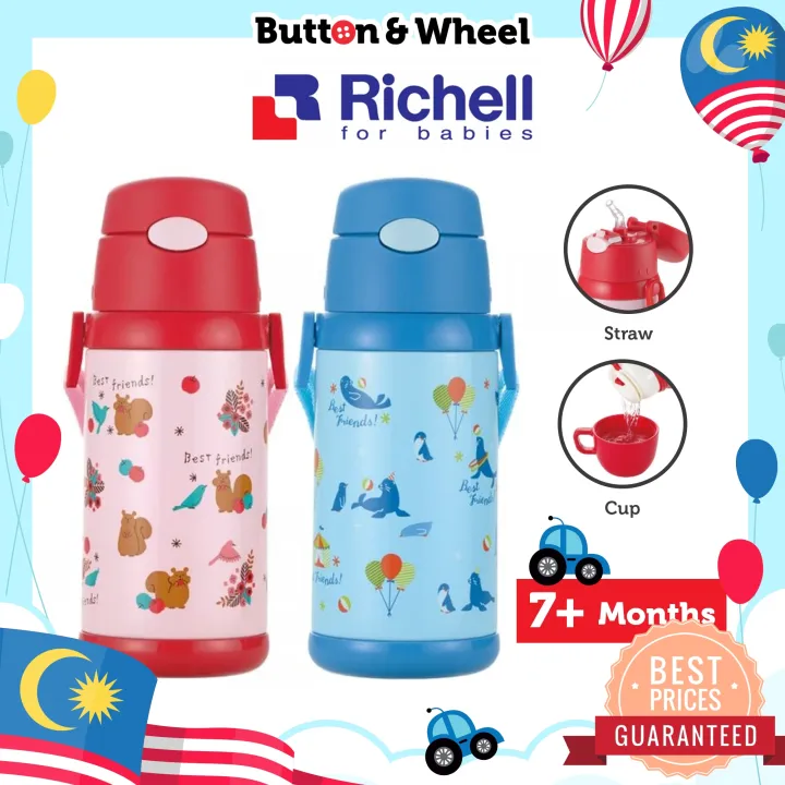 Richell 2 Way Stainless Water Bottle | Lazada