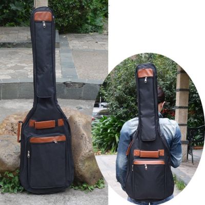 Genuine High-end Original Export shoulder 10MM thickened waterproof electric bass bag bass bag electric guitar bag large quantity available with LOGO