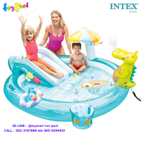 Intex ส่งฟรี สระน้ำ เป่าลม สไลเดอร์ จระเข้น้อย 2.03x1.73x0.89 ม. รุ่น 57165