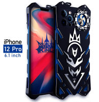 For 12 Pro Max Zimon Luxury New Heavy Duty Armor Metal Aluminum Phone Cases For 12 12Pro Mini Max Cover