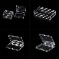 Acrylic Commemorative Coin Badge Candy Transparent Box Lid Manicure Jewelry Display Storage Box