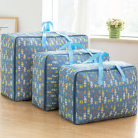 3pcsset Storage Bag Oxford Fabric Moving Luggage Bag Waterproof Closet Organizer Storage Boxes M+L+XL Clothes Storage Container