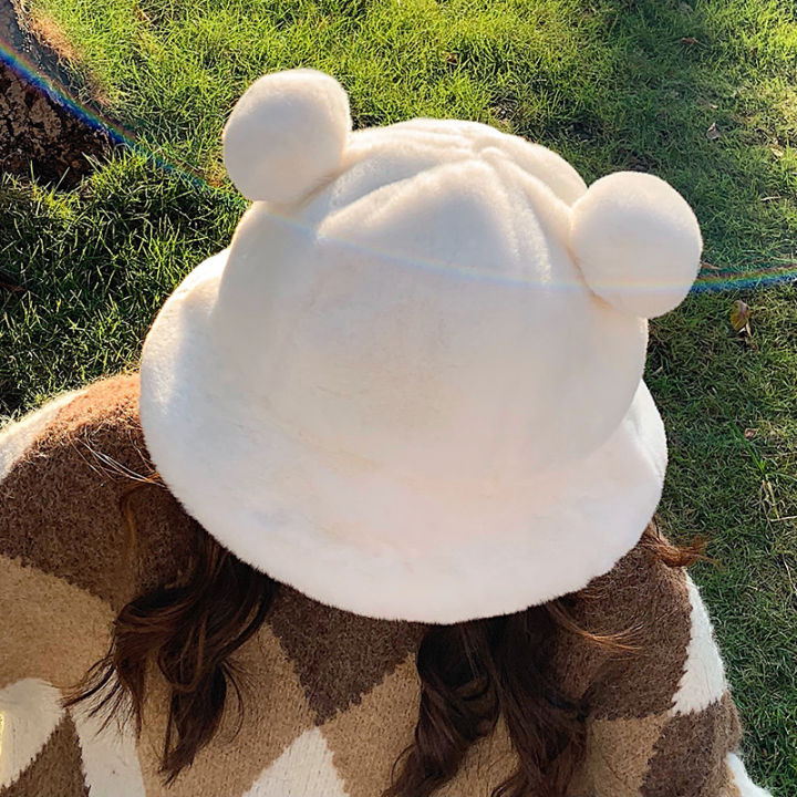 ผู้หญิงถังหมวก-f-aux-ขนเสือดาวพิมพ์ถังหมวกฤดูหนาวที่อบอุ่นนุ่มกำมะหยี่ถังหมวก