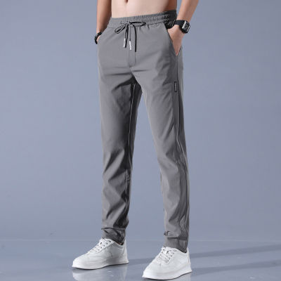 Er2021 กางเกงขายาว กางเกงลำลอง สำหรับผู้ชาย ใส่สบาย เอวยาง