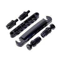 6 Strings Tune-O-Matic Bridge Tailpiece Set T.O.M Style Bridge For LP SG Electric Guitar Bridge Tailpiece Set Black Or Chrome