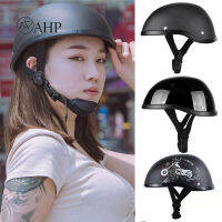 Fansuq Men Women Electric Bike Scoop Helmet Riding Universal Retro Half Face Helmet Safety Hat